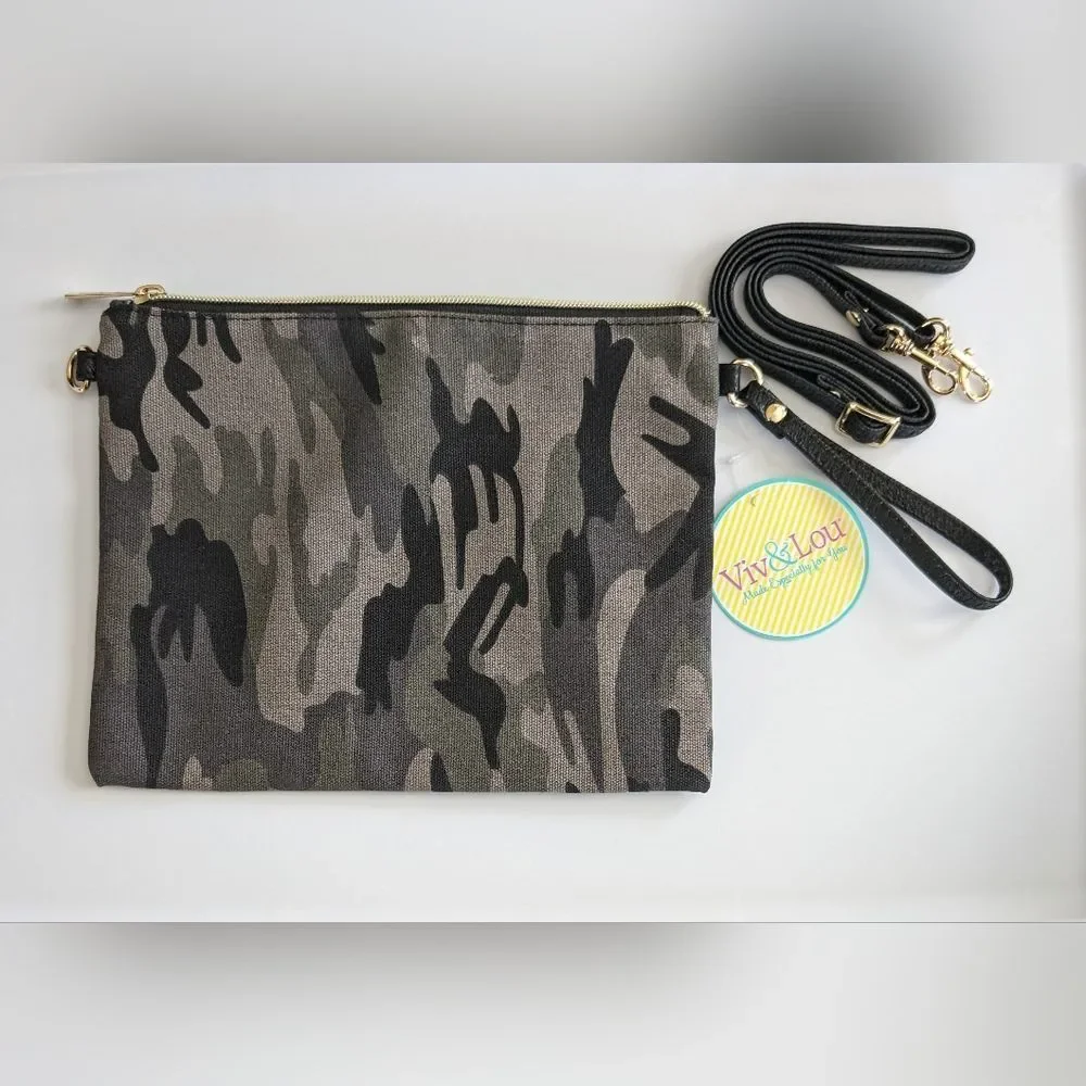 Black Camo Hayley Purse